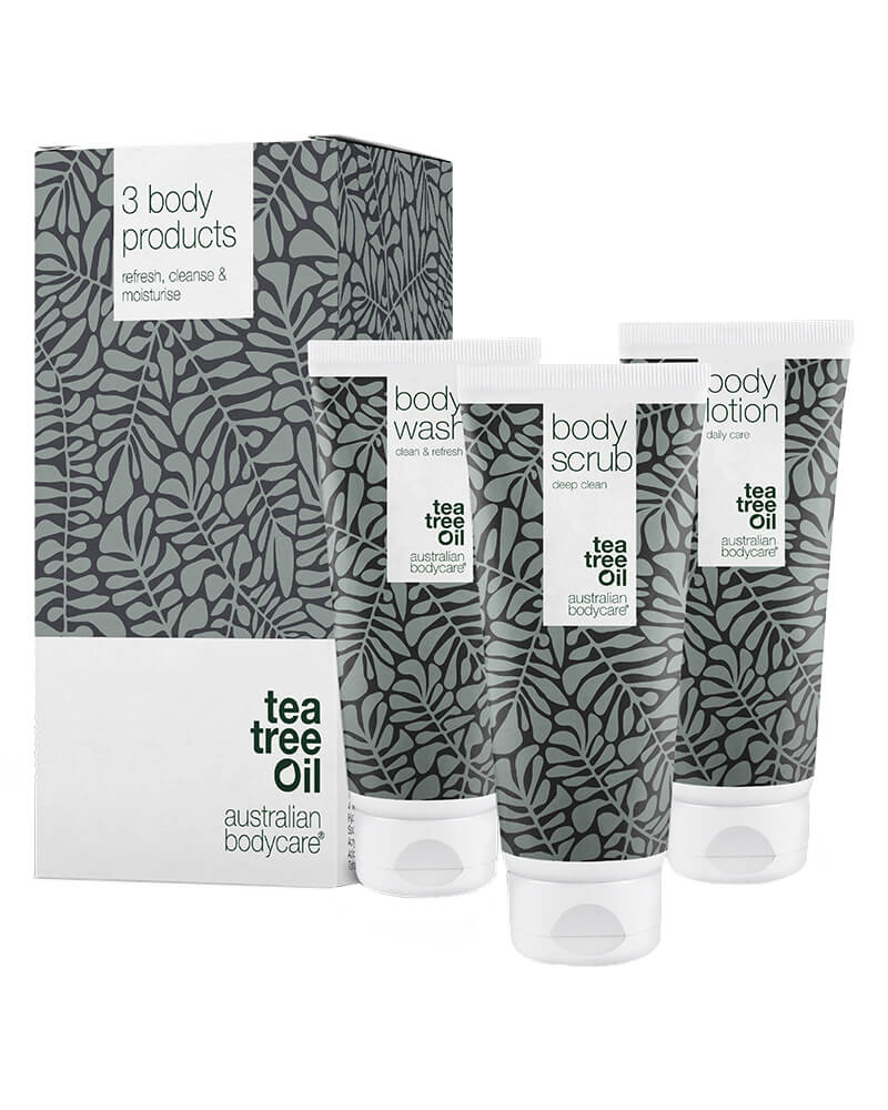 Australian Bodycare 3 Body Products With Natural Tea Tree Oil Against Spots And Pimples On The Body - 100 ml