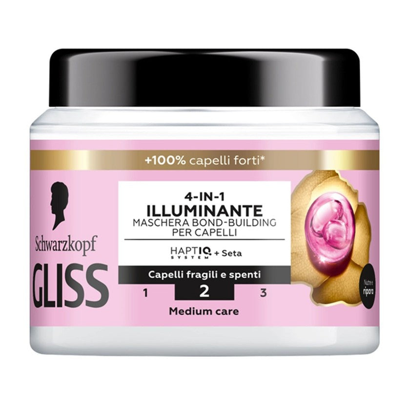 Schwarzkopf 4In1 Kirkastava Hiusnaamio Hauraat Ja Elottomat Hiukset 400 ml
