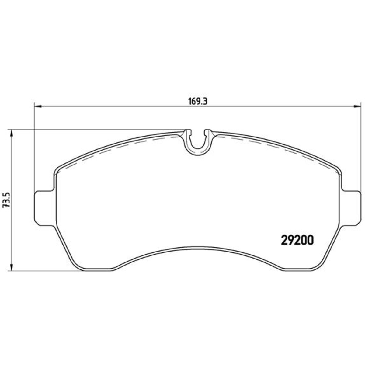 Jarrupalat, levyjarru BREMBO P 50 059