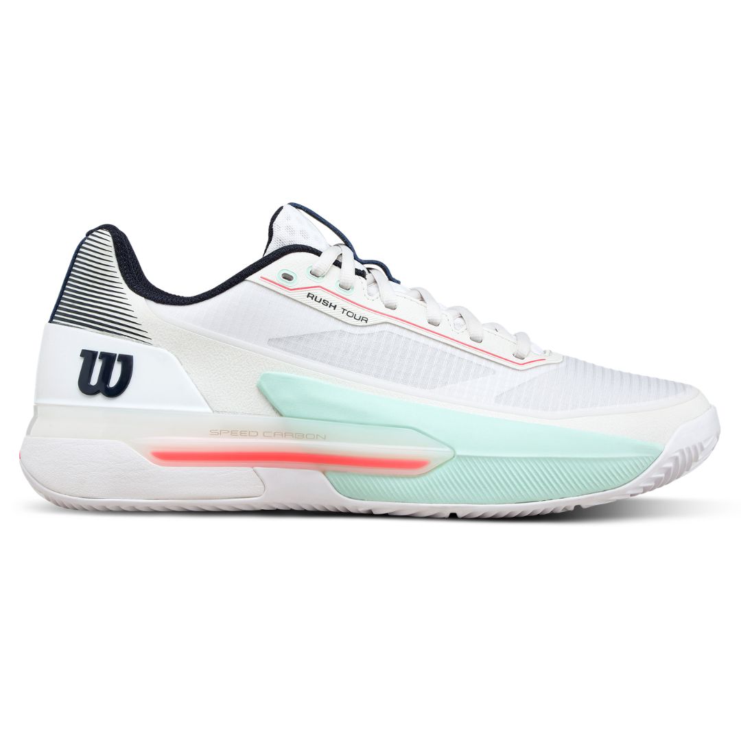 Wilson Rush Tour 5 Clay White/Bay/Fiery Coral