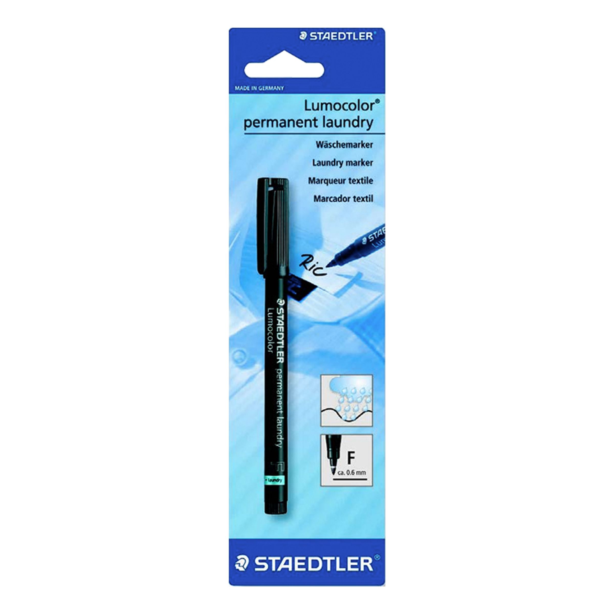 Staedtler Laundry marker Lumocolor F Musta