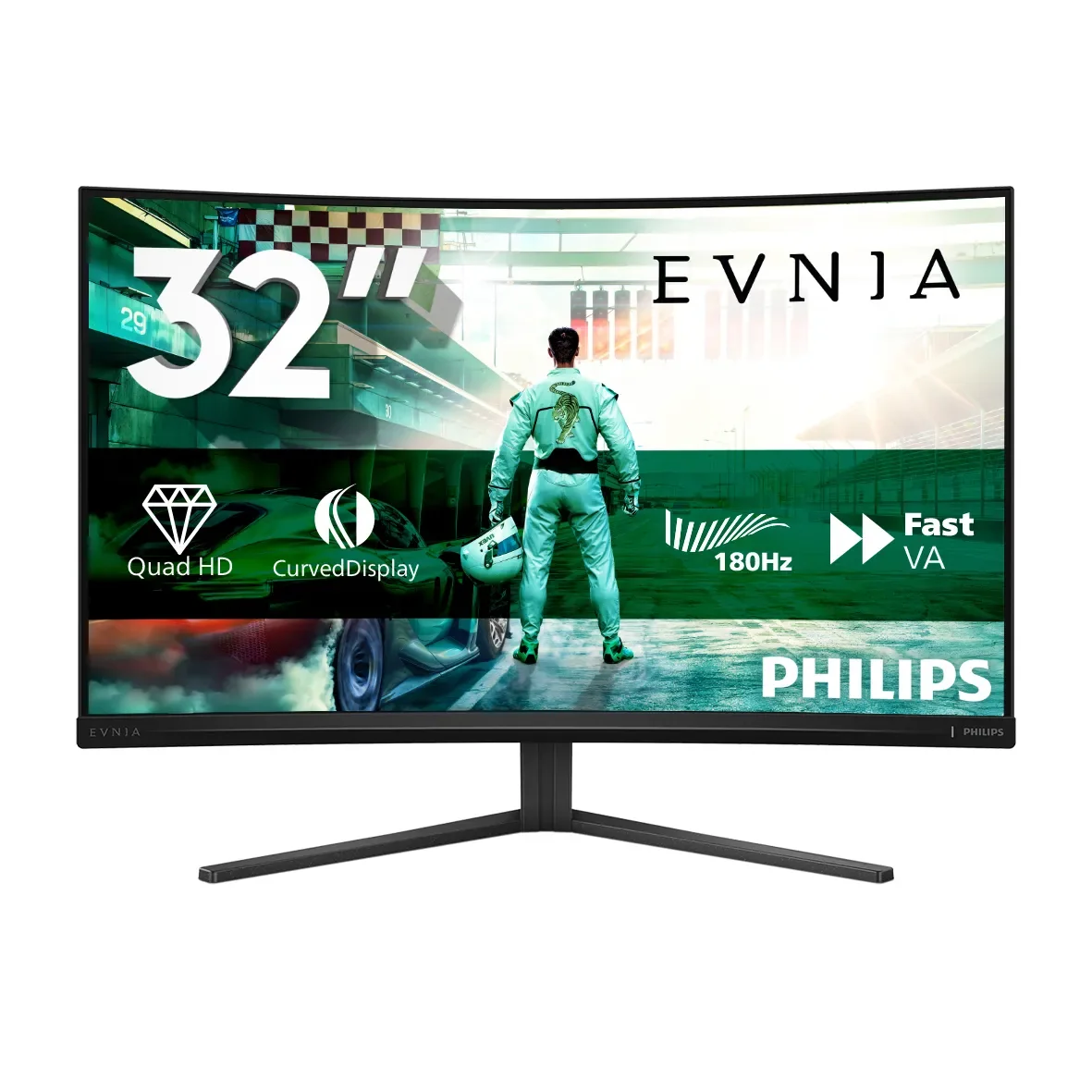 32" Philips Evnia 3000 32M2C3500L - 2560x1440 (QHD) - 180Hz - VA