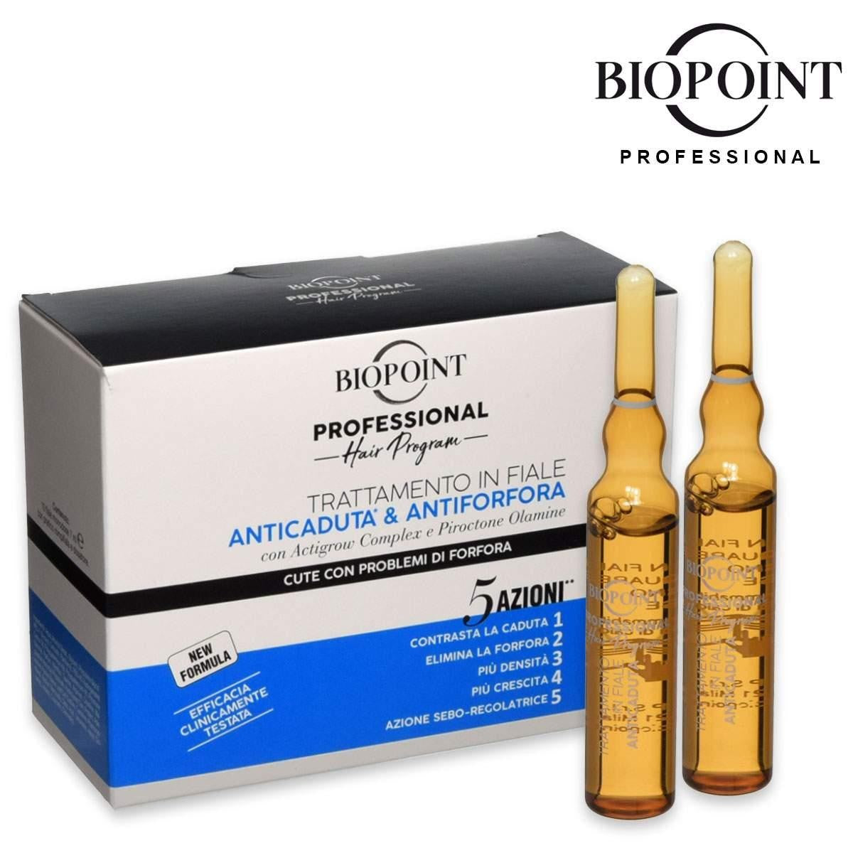 Biopoint Hiustenlähtöä/hilsettä ehkäisevät ampullit 10 x 7 ml