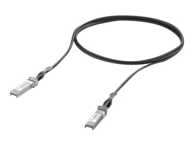 Ubiquiti Networks UACC-DAC-SFP10-1M, 1 m, SFP+, SFP+, Hanstik/Hanstik, Sort, 10 Gbit/sek.