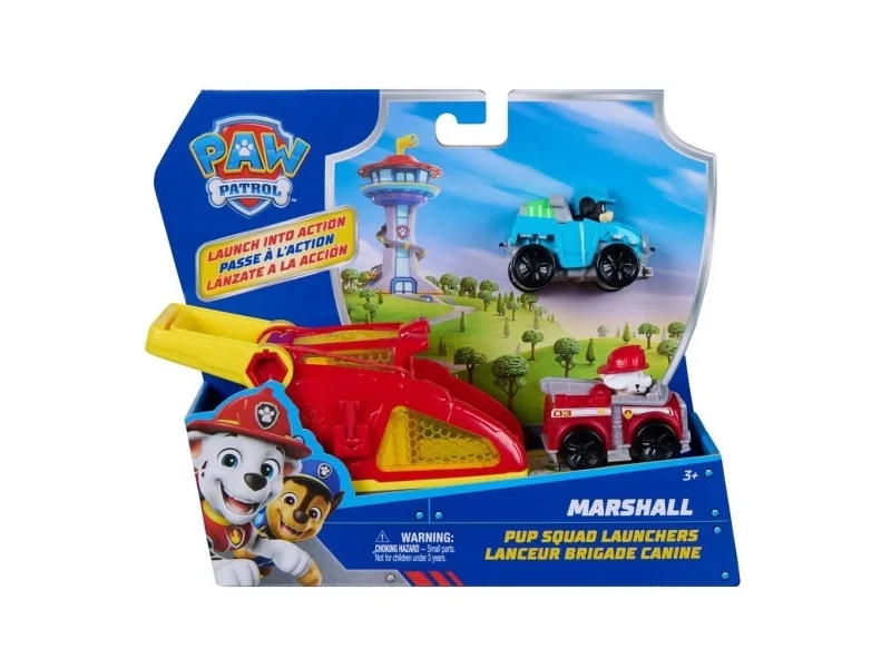 PAW Patrol PAW VHP PupSqdLncherMrshll GML, Auto, 3 vuosi/vuosia, Muovi, Monivärinen