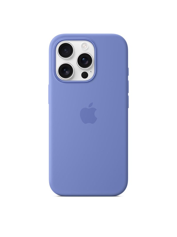 Apple Silicone Case Magsafe Iphone 16 Pro Purppura