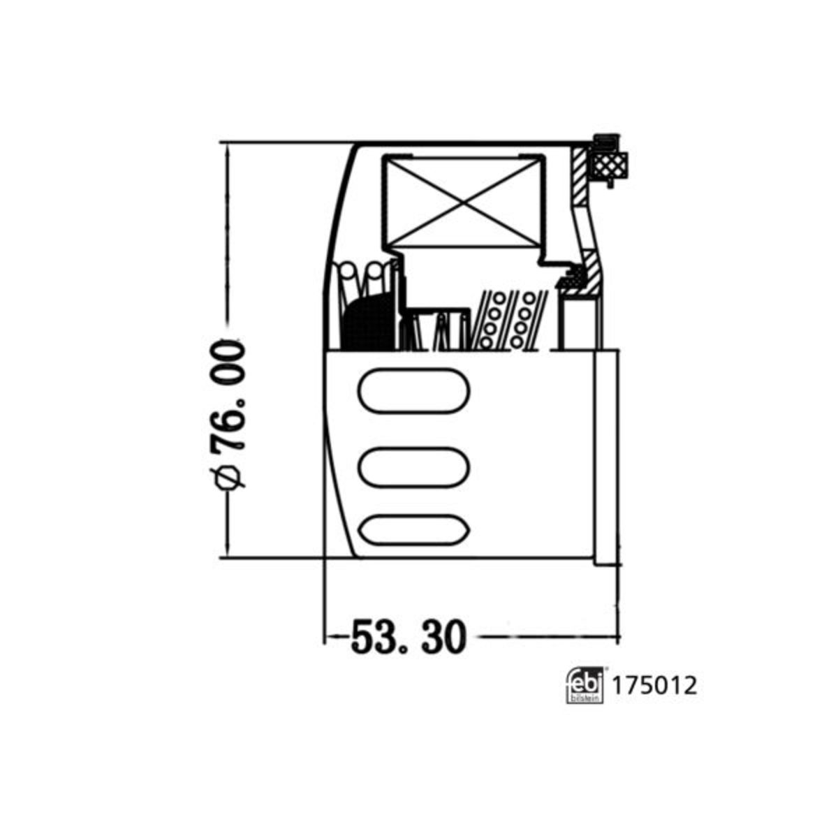 Öljynsuodatin FEBI BILSTEIN 175012