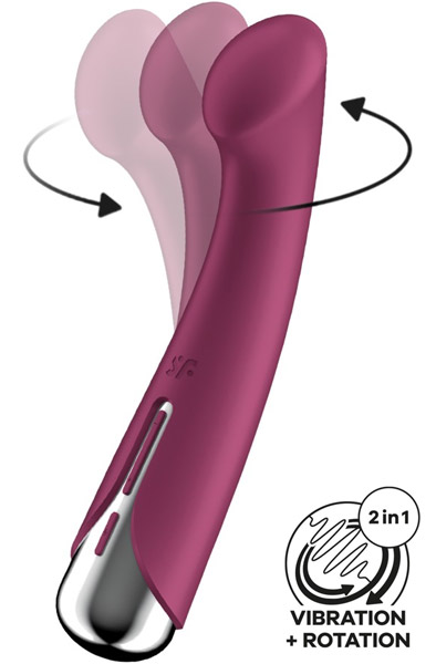 Satisfyer Spinning G-Spot 1 Red G-piste vibraattori