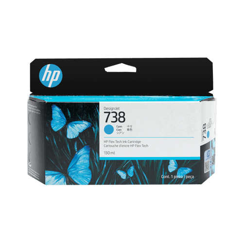 HP HP 738 Mustepatruuna syaani 498N5A Vastaa: N/A