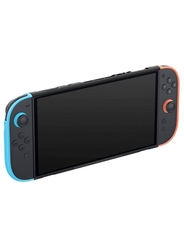 Spigen Nano Pop, suojakuori, Nintendo, musta, sininen, punainen, polykarbonaatti (PC), Nintendo Switch 2, iskunkestävä, naarmuuntumaton