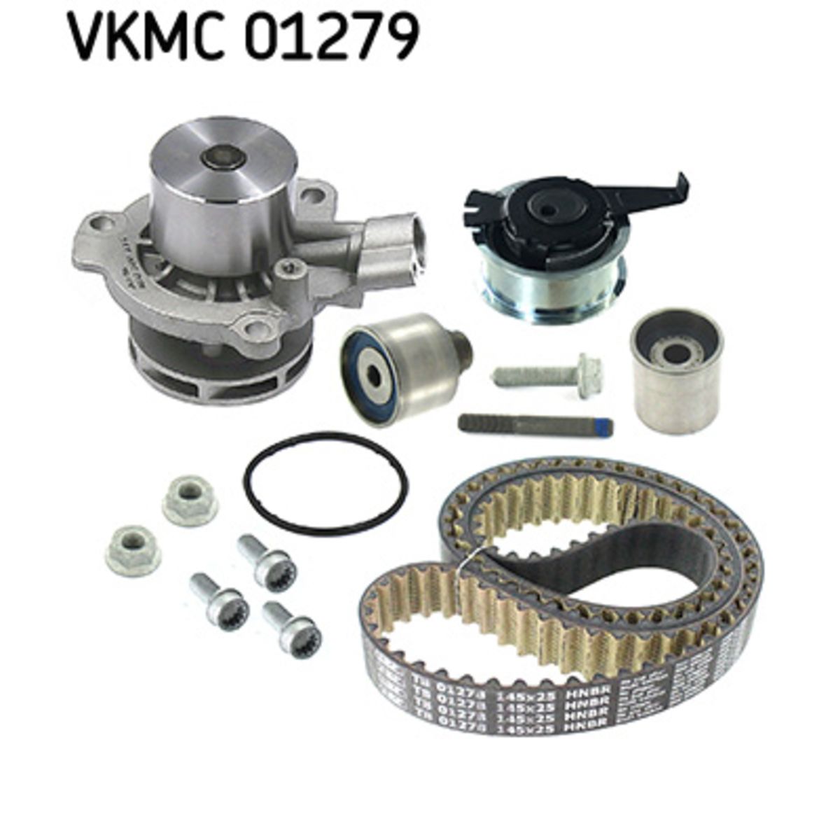 Vesipumppu + jakohihnasarja SKF VKMC 01279