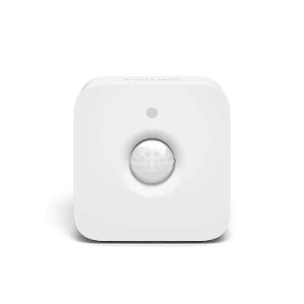 Philips Hue liiketunnistin - älykäs liiketunnistin sisäkäyttöön, paristokäyttöinen, Zigbee, säädettävä herkkyys, päivänvalosensori, aikataulut ja rutiinit, ohjaus sovelluksessa