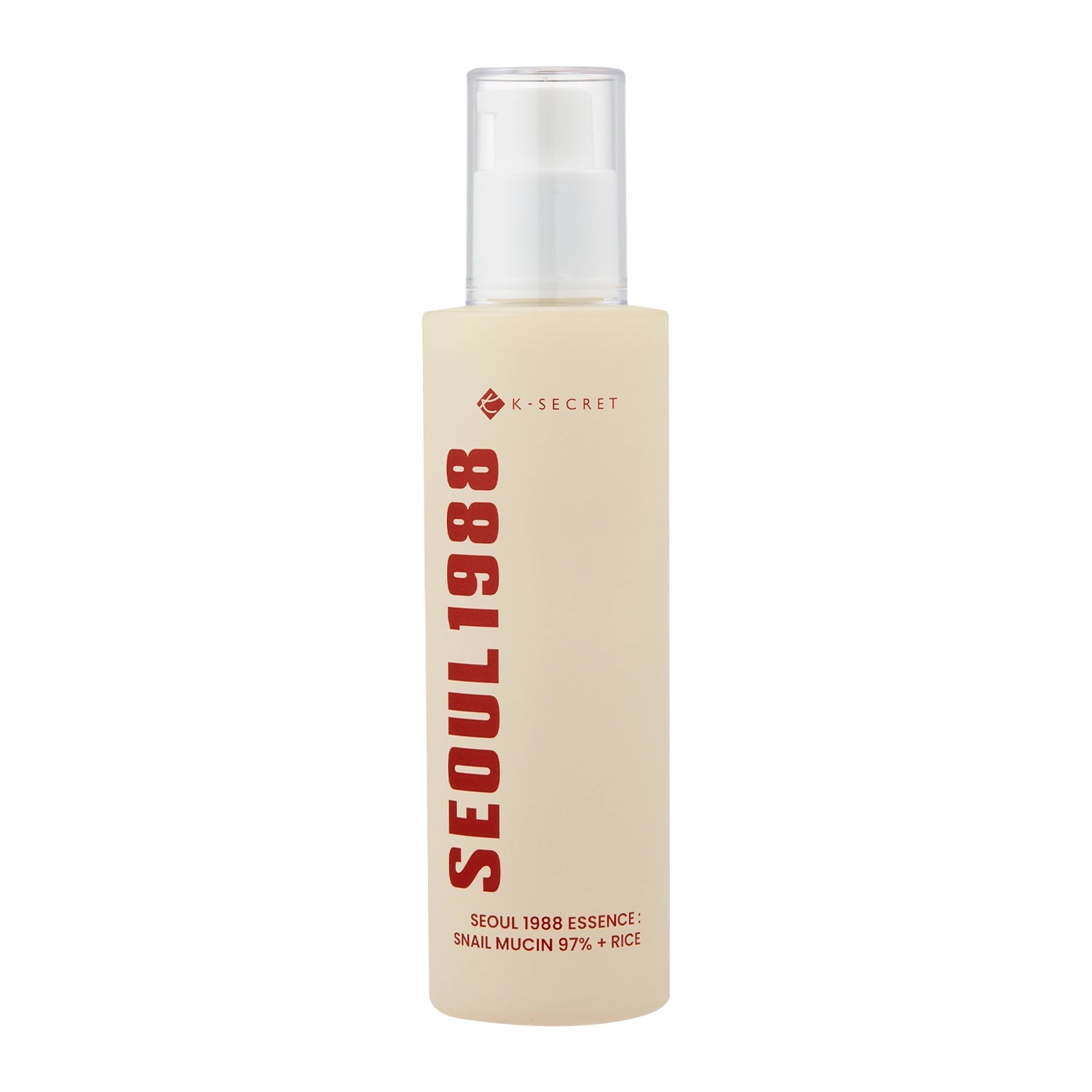K-SECRET SEOUL 1988 Essence Snail Mucin 97% Rice Essenza Lenitiva 100ml — Essenza
