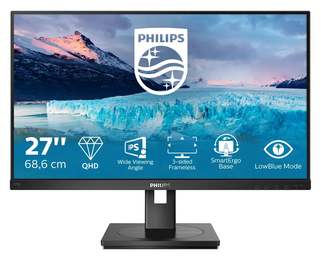 Philips S-line 275s1ae 27" 2560 × 1440pixels Ips 16:9 75hz