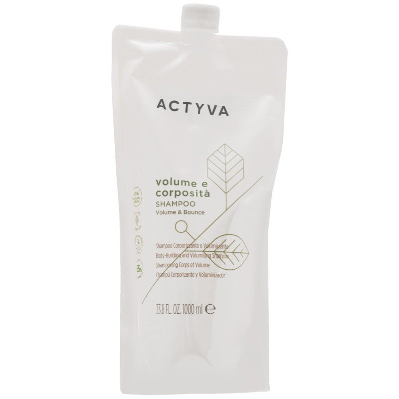 Kemon Actyva Volume ja Corposita Shampoo 1000ml Täyttöpakkaus