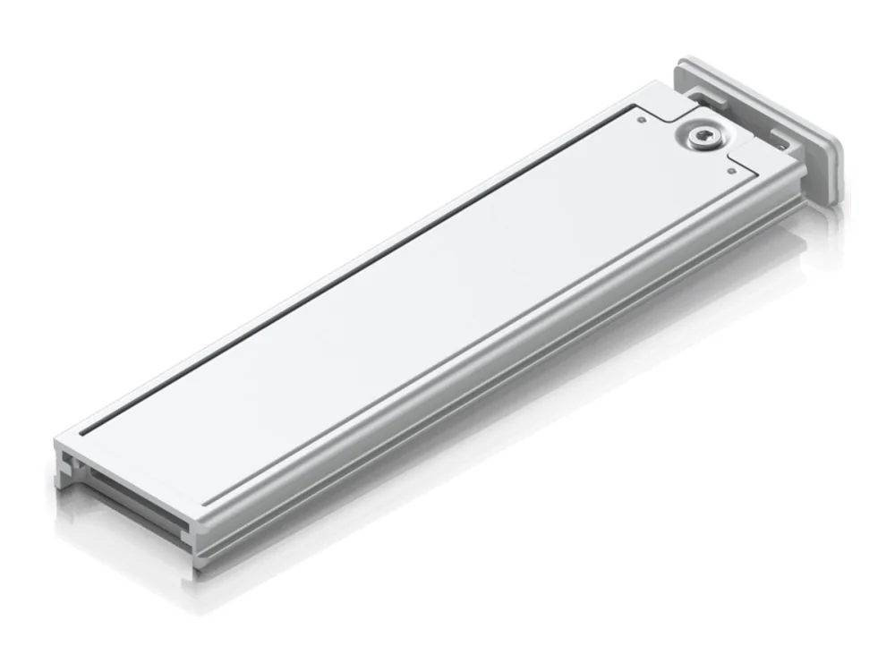 Ubiquiti UACC-SSD-Tray, M.2, Alumiini, Polykarbonaatti (PC), Ruostumaton teräs, Harmaa, Valkoinen, UCG-Max-NS, UCG-Fiber, 123,4 mm, 31,1 mm