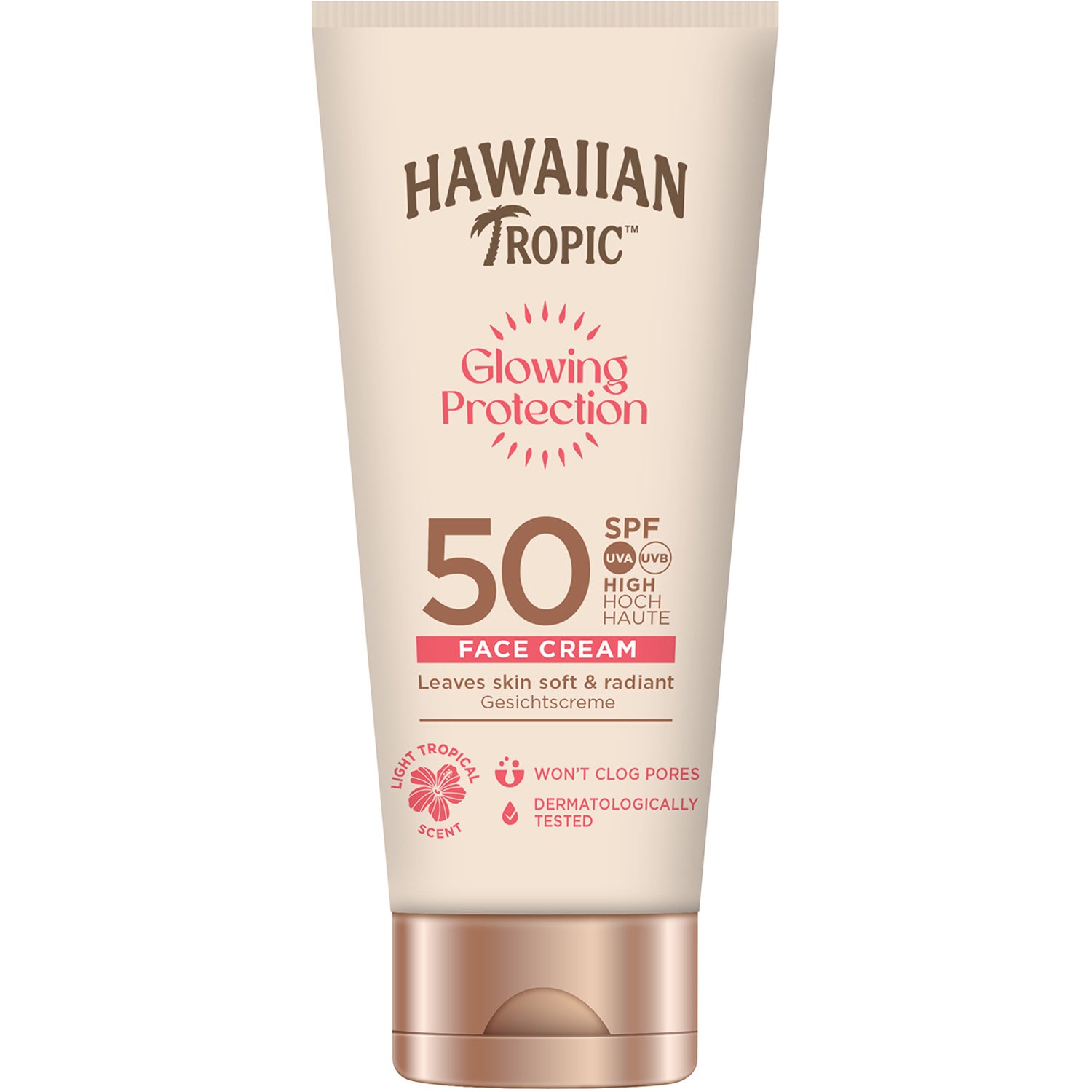Hawaiian Tropic Glowing Protection Face Lotion SPF50 - 50 ml