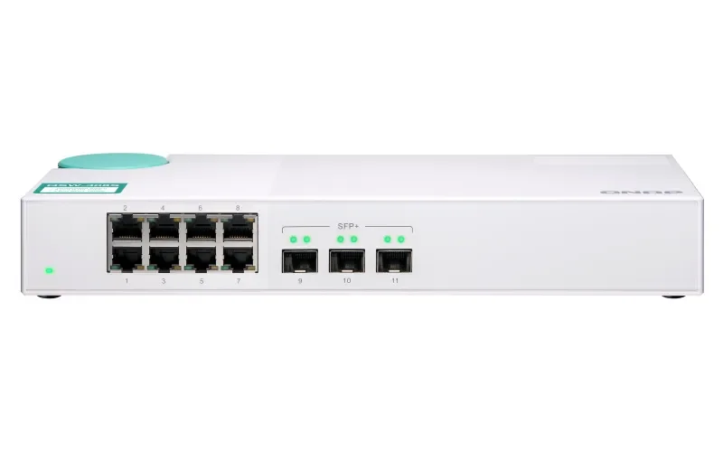 QNAP QSW-308S - Hallitsematon Ethernet-kytkin, Valkoinen