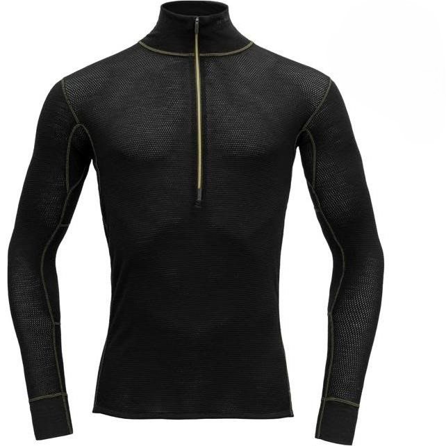 Devold Wool Mesh 190 Zip Neck Man Caviar - S