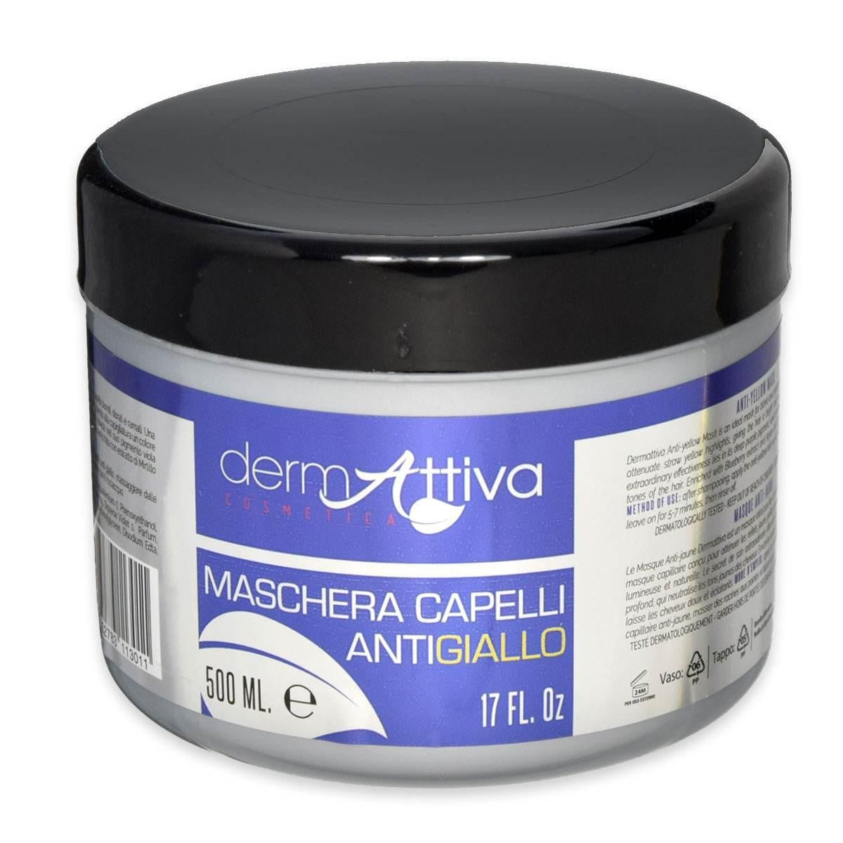 Dermattiva anti-keltainen hiusnaamio 500 ml