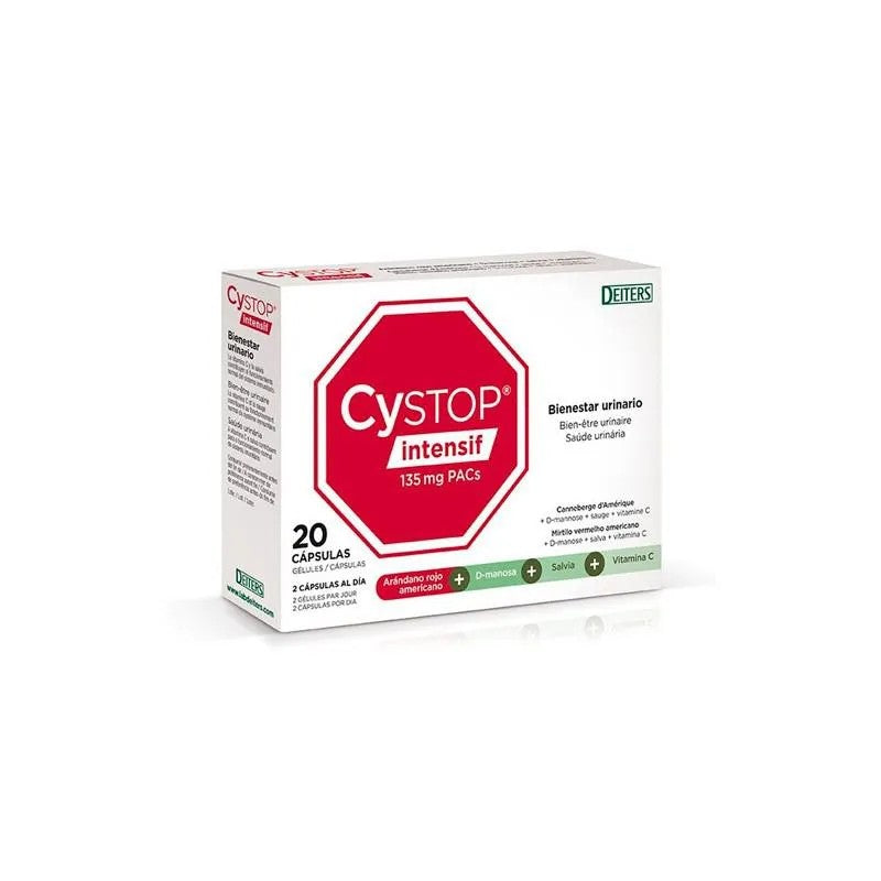 Deiters Cystop Intensif 20 kapselia