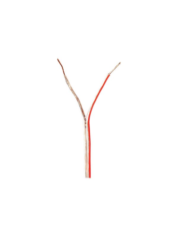 Nedis Kaiutinkaapeli | 2 x 0.75 mm2 | CCA | 15.0 m | Pyöreä | PVC | Läpikuultava | Kääre
