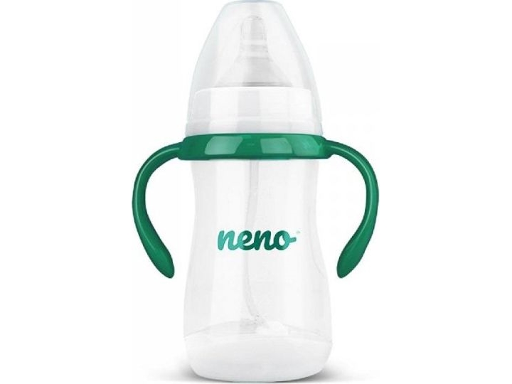 Neno NEN-BAB-BT002 Tuttipullo 240 ml Läpinäkyvä/Valkoinen/Vihreä