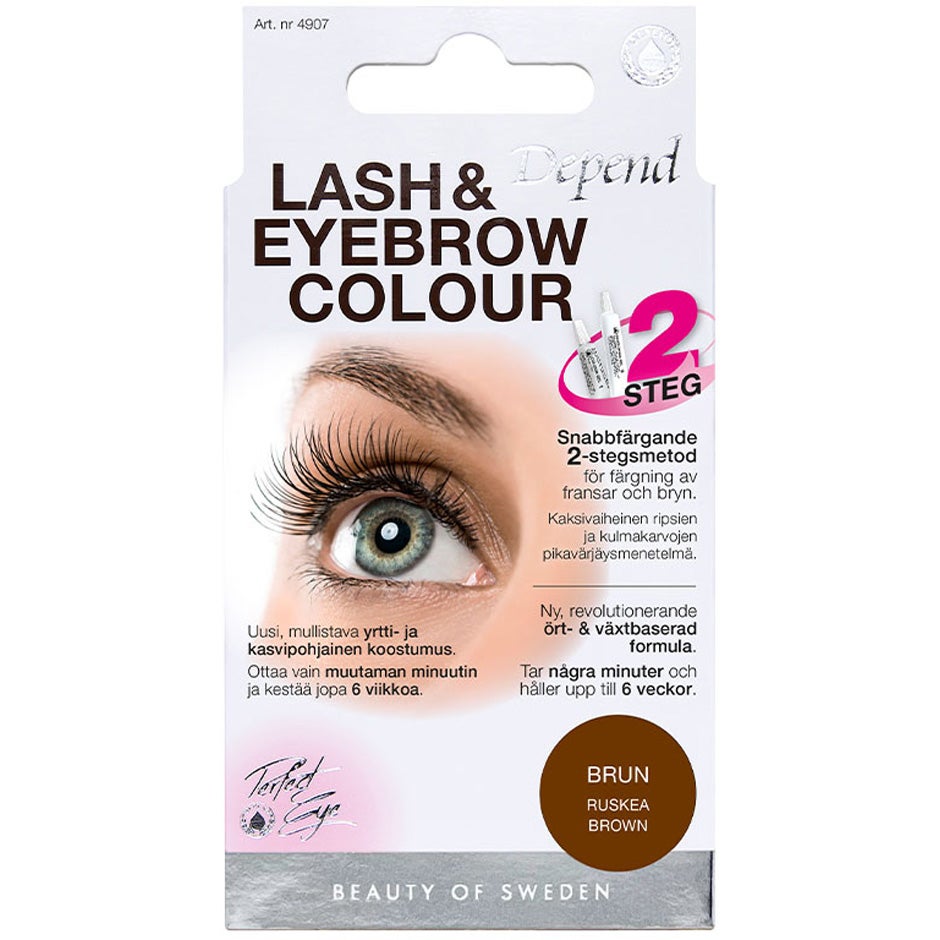 Depend Lash & Eyebrow Colour Brown - 9 ml