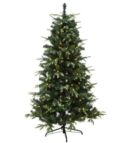 NORDIC WINTER Christmas tree artificial PE/PVC - 200x134 cm - "VIGA" Class A