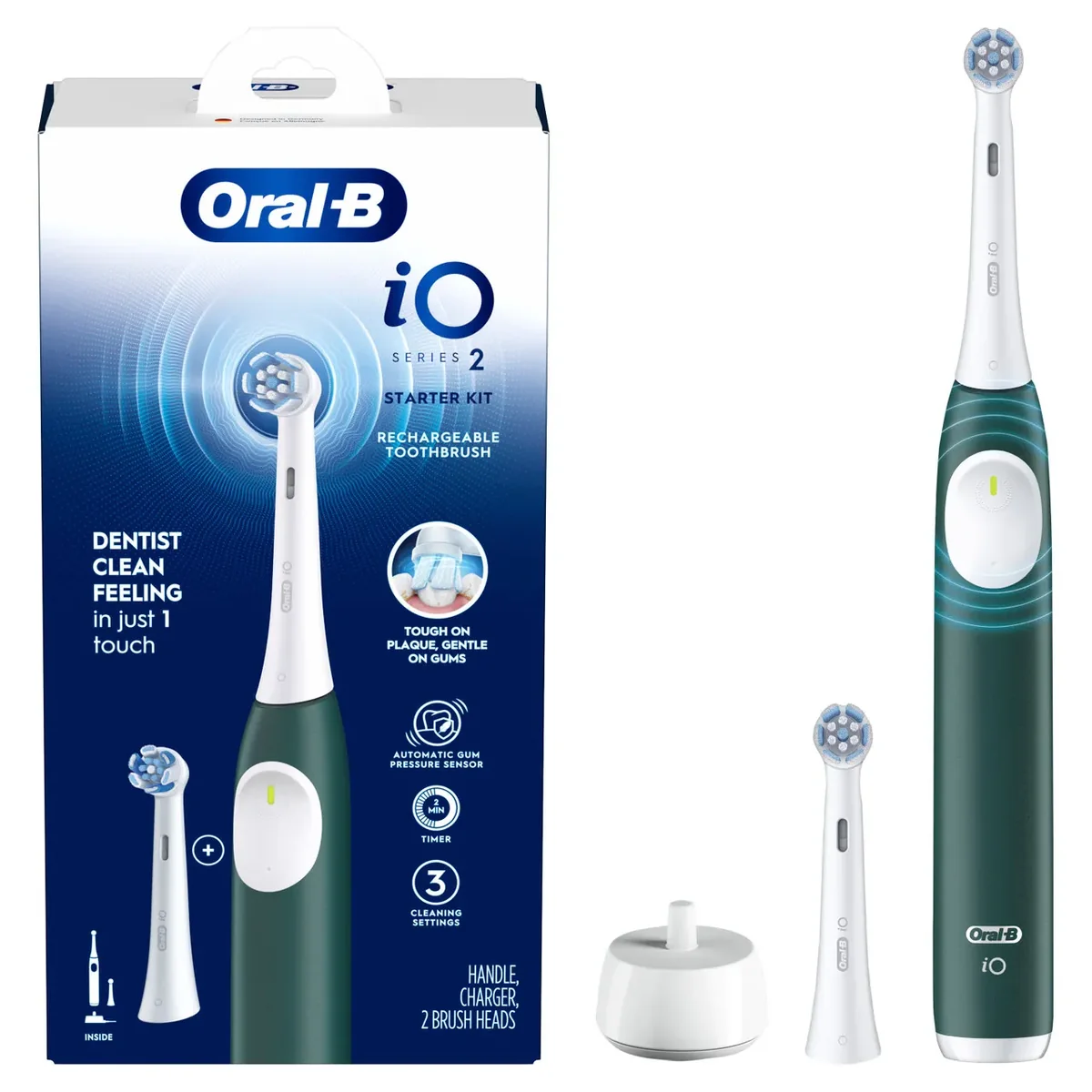 Braun 615204 -sähköhammasharja, vihreä