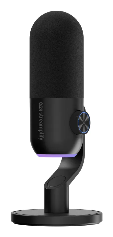 Streamplify MIC MINI, Pöytämikrofoni, 36 dB, 100 - 18000 Hz, 0,1%, 680 O, 16 bittiä