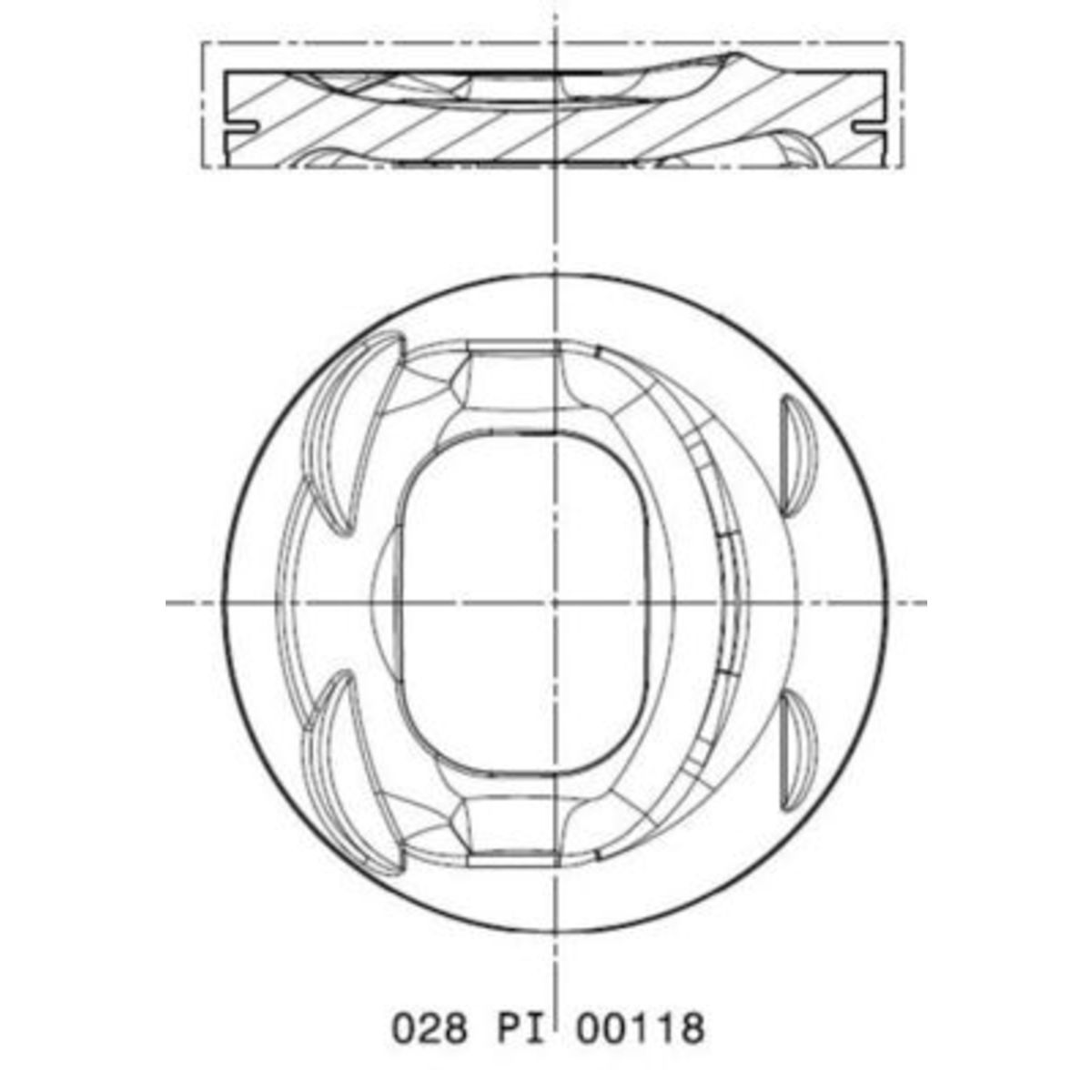 Männät MAHLE 028 PI 00118 000