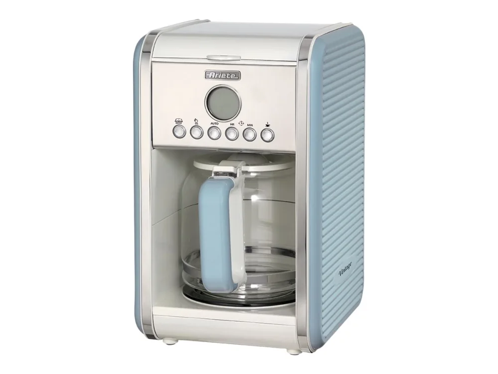 Ariete 1342/05, Suodatinkahvinkeitin, Jauhettu kahvi, 960 W, Vaaleansininen