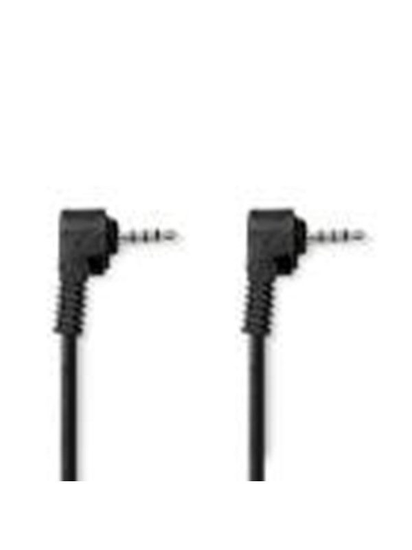AV-kaapeli | 3.5 mm uros | 3.5 mm uros | Niklattu | 2.00 m | Pyöreä | PVC | Musta