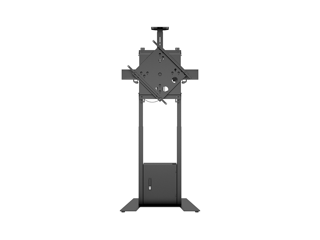 Multibrackets M Motorized Floorbase Flip Vesa 2/3/4/600 43"-86" Black Incl Cabinet Black