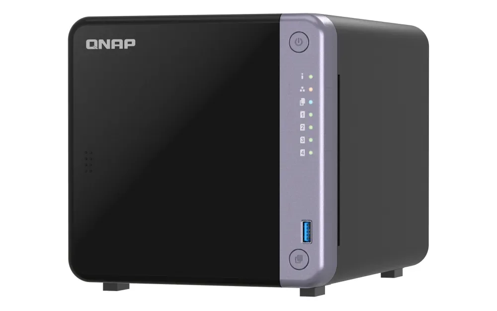 QNAP TS-432X-4G - Verkkotallennuslaite, Musta