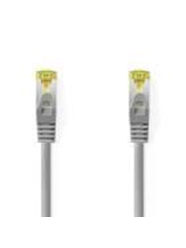 Nedis Cat 8.1 verkkokaapeli | S/FTP | RJ45 uros | RJ45 uros | 3.00 m | Pyöreä | LSZH | Harmaa | Label