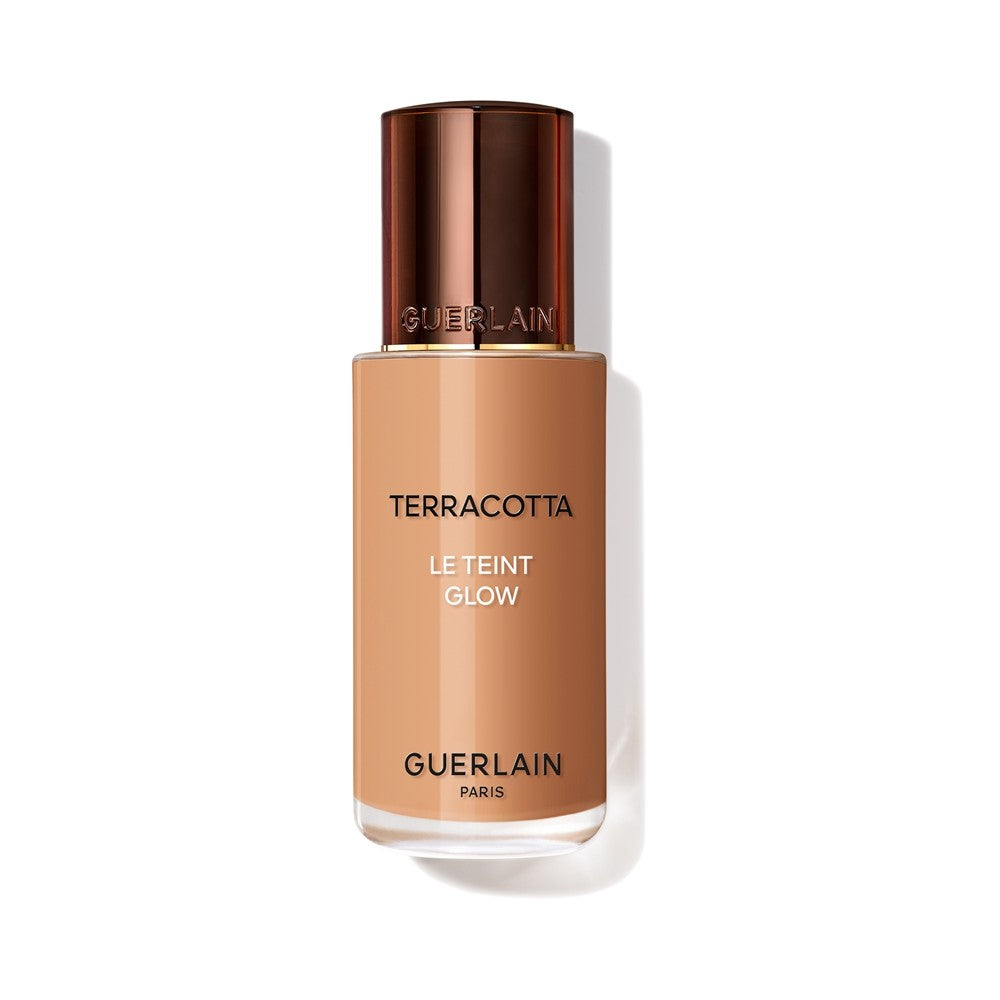 GUERLAIN Terracotta Le Teint Glow valaiseva nestemäinen meikkivoide luonnolliselle värille 4,5W Lämmin 35 ml