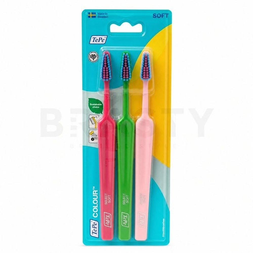 TePe Color Soft Set 3 Pehmeää Välitilaharjaa
