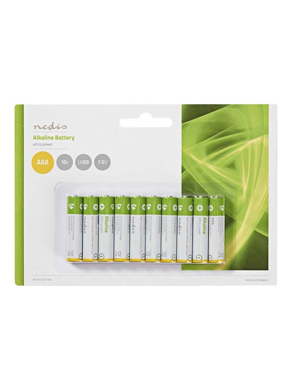 Nedis Alkaliparisto AAA | 1.5 V DC | 10 Kpl pakkaus