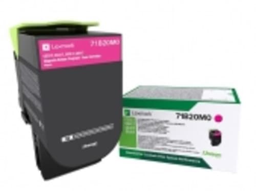 Lexmark 71B20M0-laservärikasetti, magenta