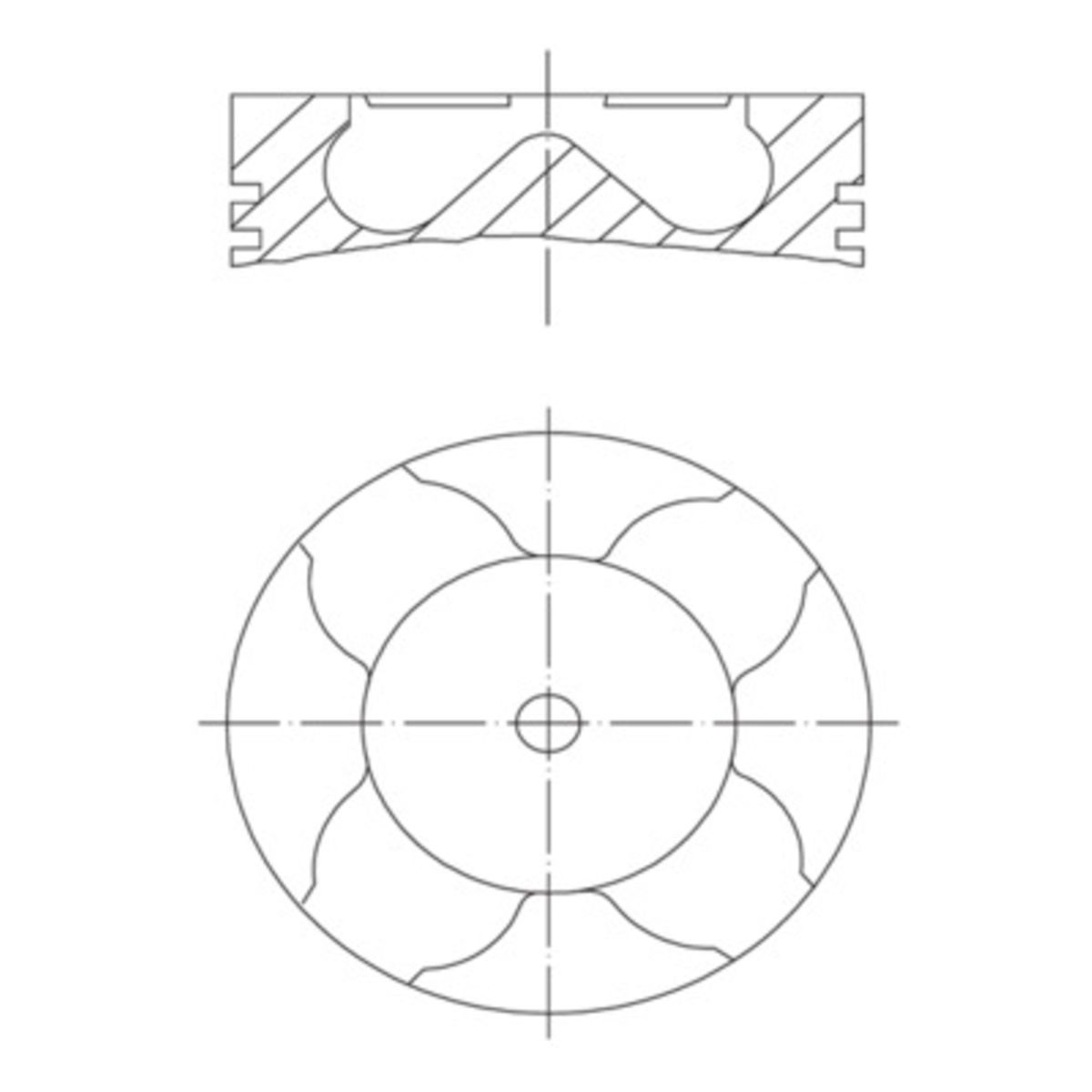 Männät MAHLE 007 PI 00163 000