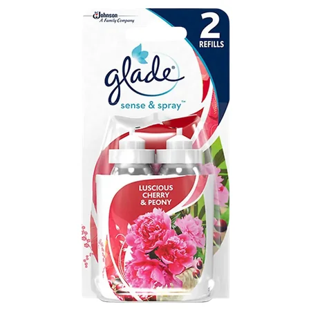 Glade Sense & Spray Pioni & Kirsikka Täyttöpakkaus – 18 ml (2 kpl)