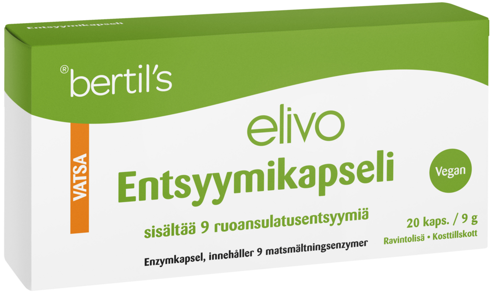 Elivo Entsyymikapseli 20 kaps