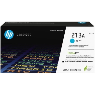HP HP 213A Värikasetti Cyan W2131A Vastaa: N/A