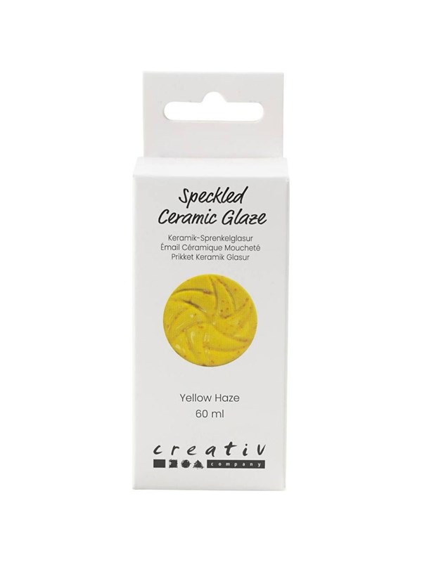 Pilkullinen Keraaminen Lasite, 999-1060 °C, peittävä, Yellow Haze, 60 ml/ 1 tb