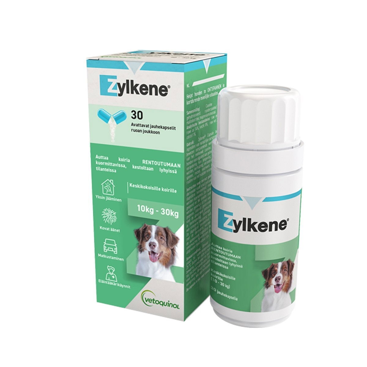 Zylkene 225 mg täydennysrehu 30 kaps