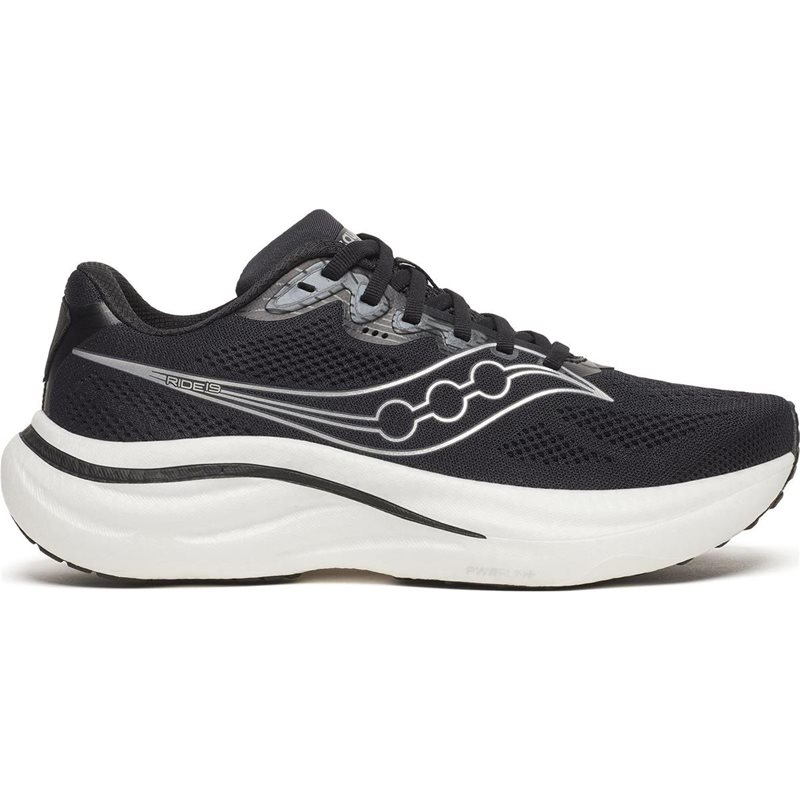 Saucony Ride 19 Wide M Black/Silver - 46,5