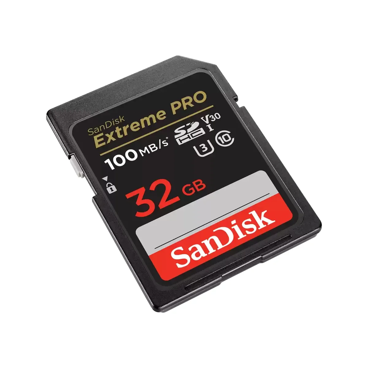 SanDisk Extreme Pro - Flash-muistikortti - 32 GB - Videoluokka V30 / UHS-I U3 / Class10 - SDHC UHS-I
