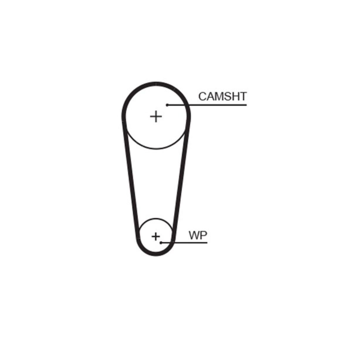 Hammashihnat GATES 5727XS